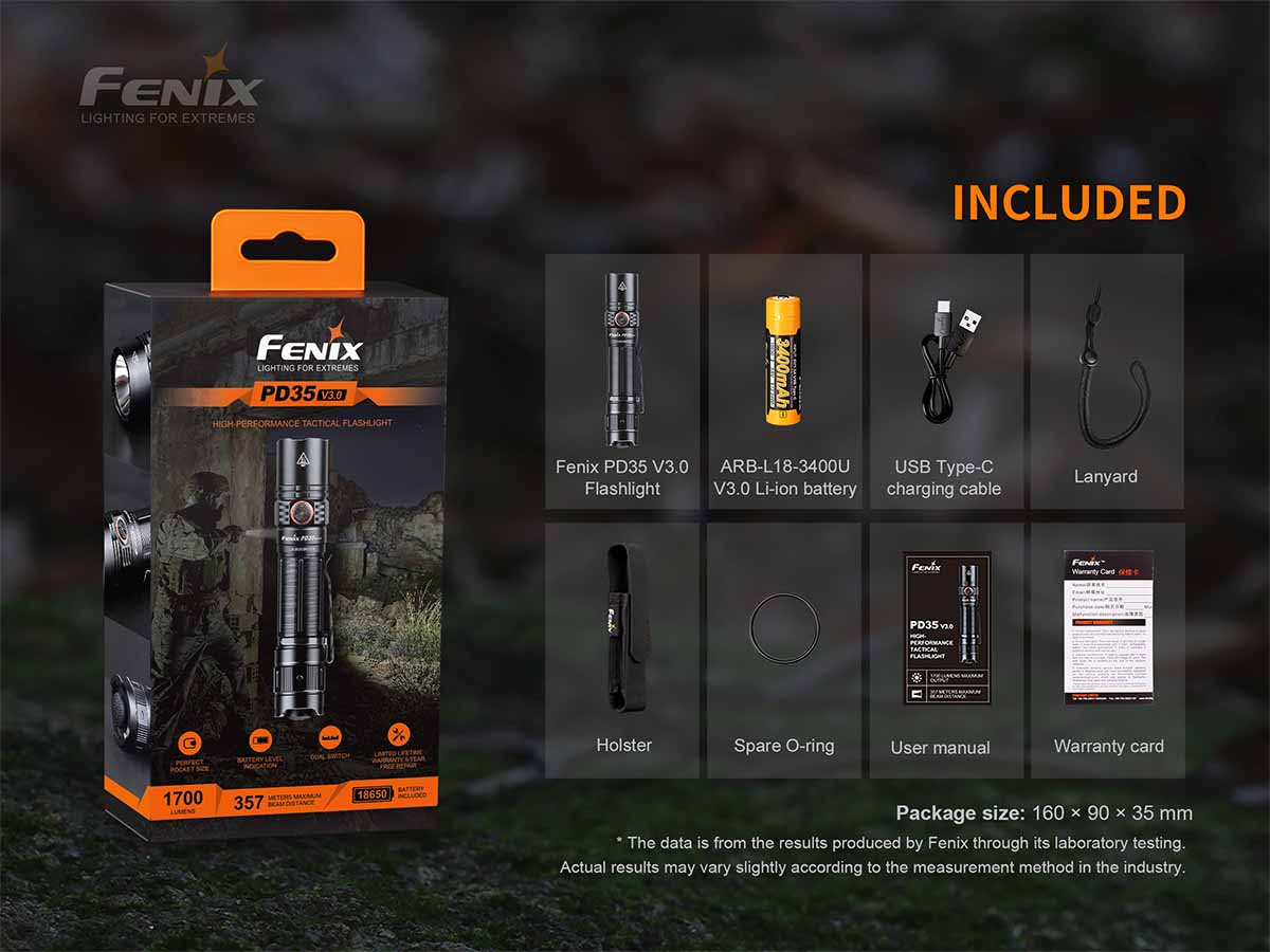 Fenix PD35 V3.0 Flashlight