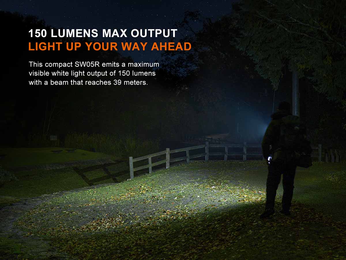 Fenix SW05R-RED Clip On Flashlight with Red Light
