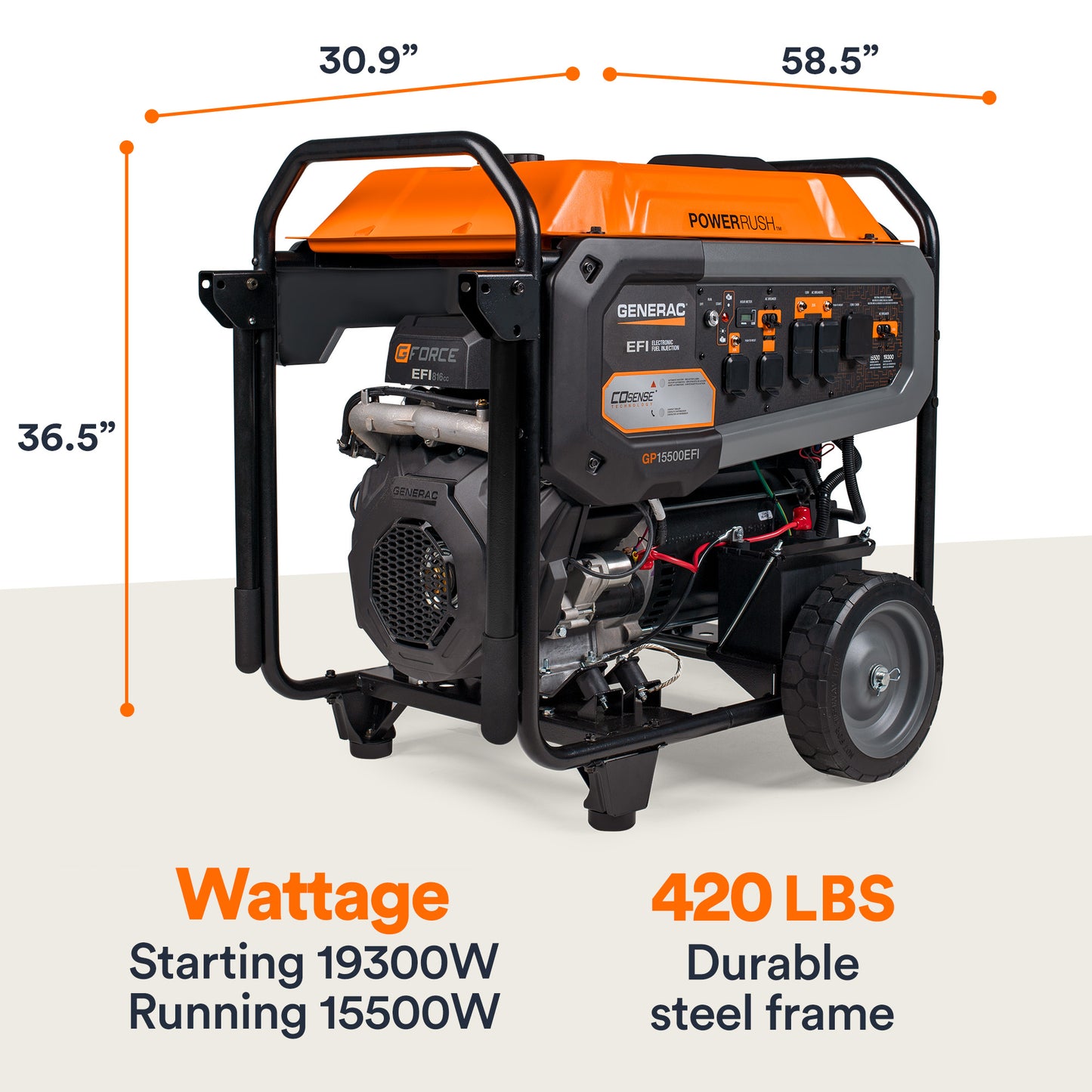 GP15500EFI Portable Generator