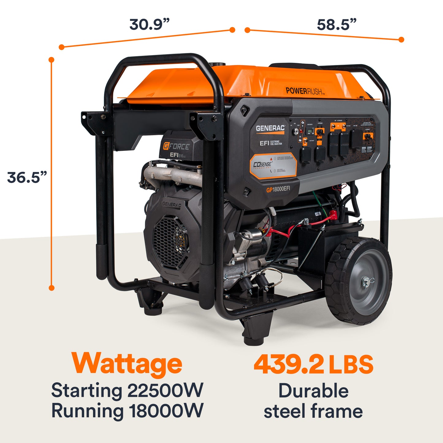 GP18000EFI Portable Generator