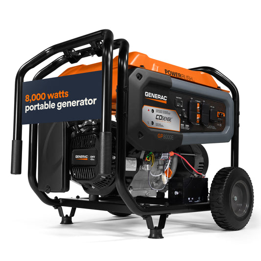 8,000-watt Electric Start Portable Generator With COSENSE® Technology