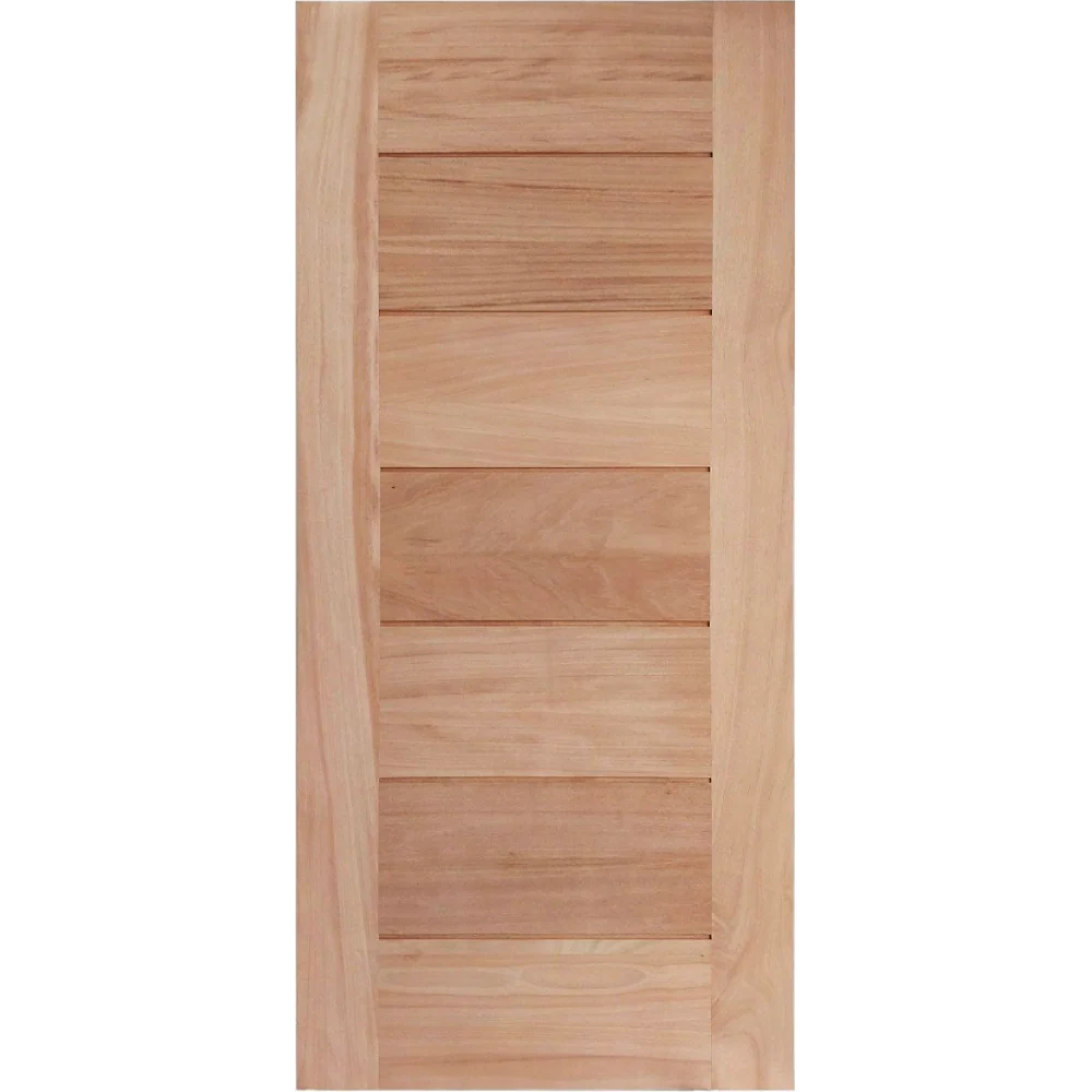 36x80 in Exterior Wood Door Slab | 7 Panel