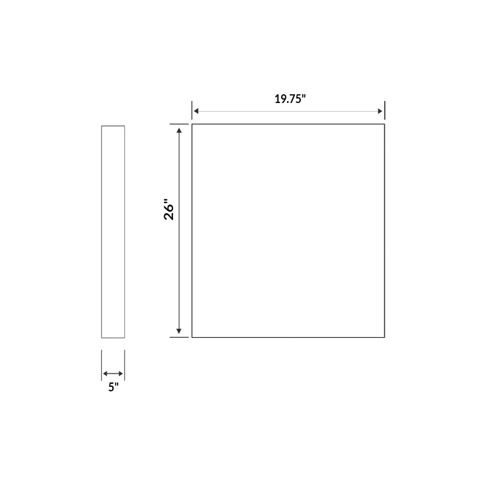 20 W x 26 H Mirrored Medicine Cabinet LMC1-20
