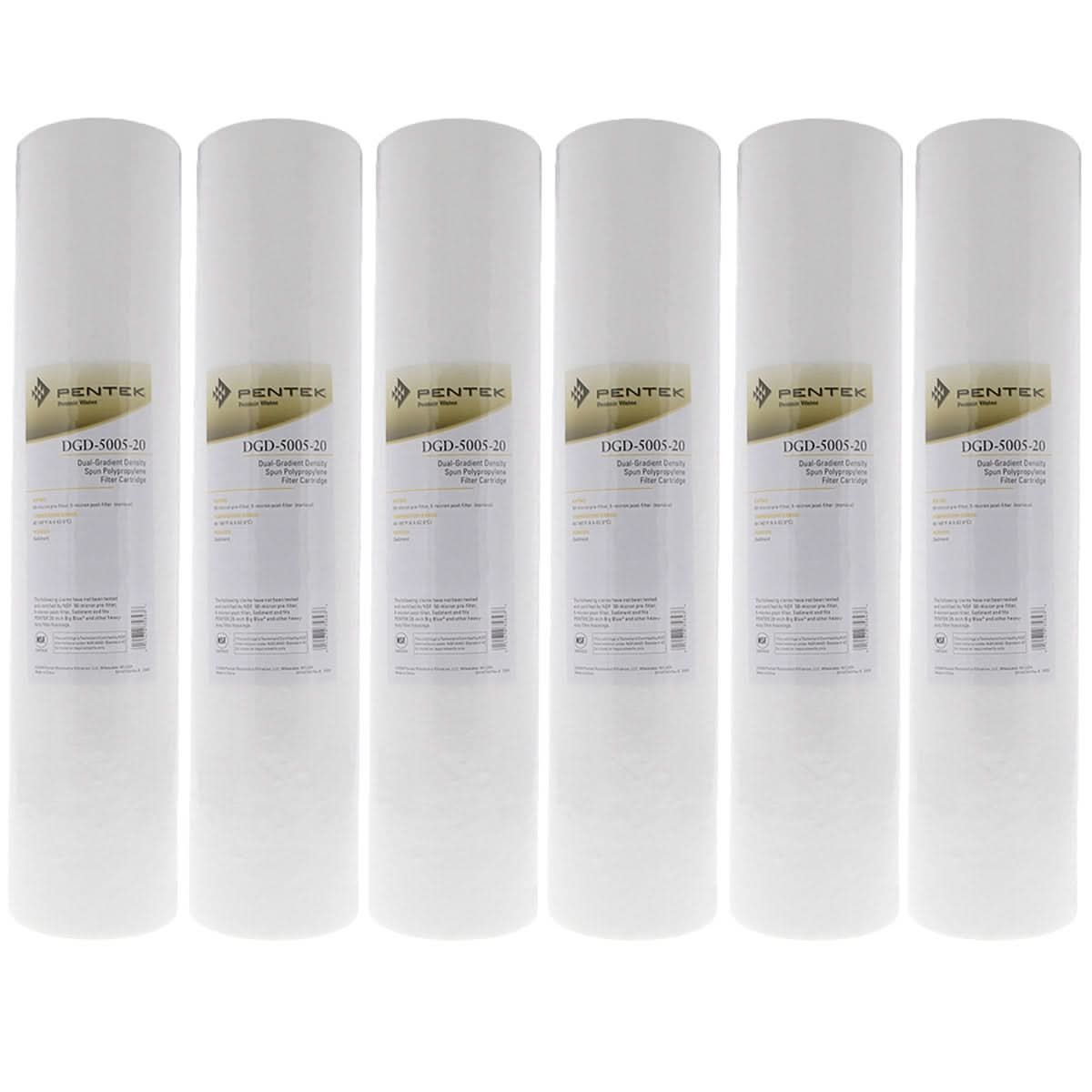Pentek DGD-5005-20 Sediment Water Filters (20-inch x 4.5-inch)