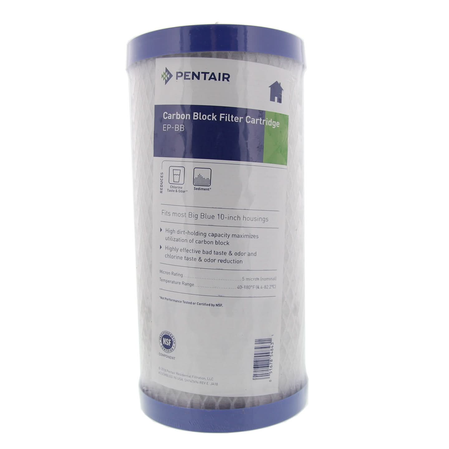 Pentek EP-BB Carbon Block Water Filters (9-3/4-inch x 4-5/8-inch)