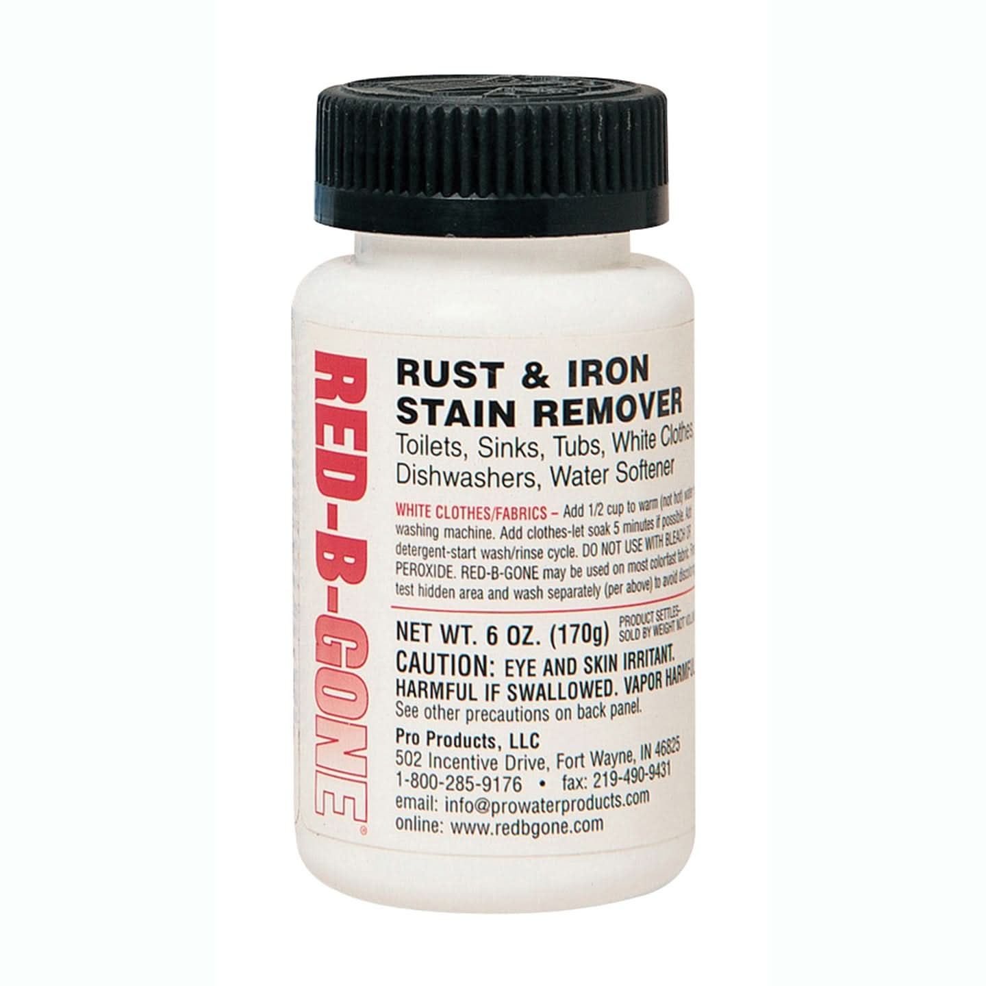 Pro Products RBG-0500 Red-B-Gone Rust and Iron Stain Remover (6 oz bottle)