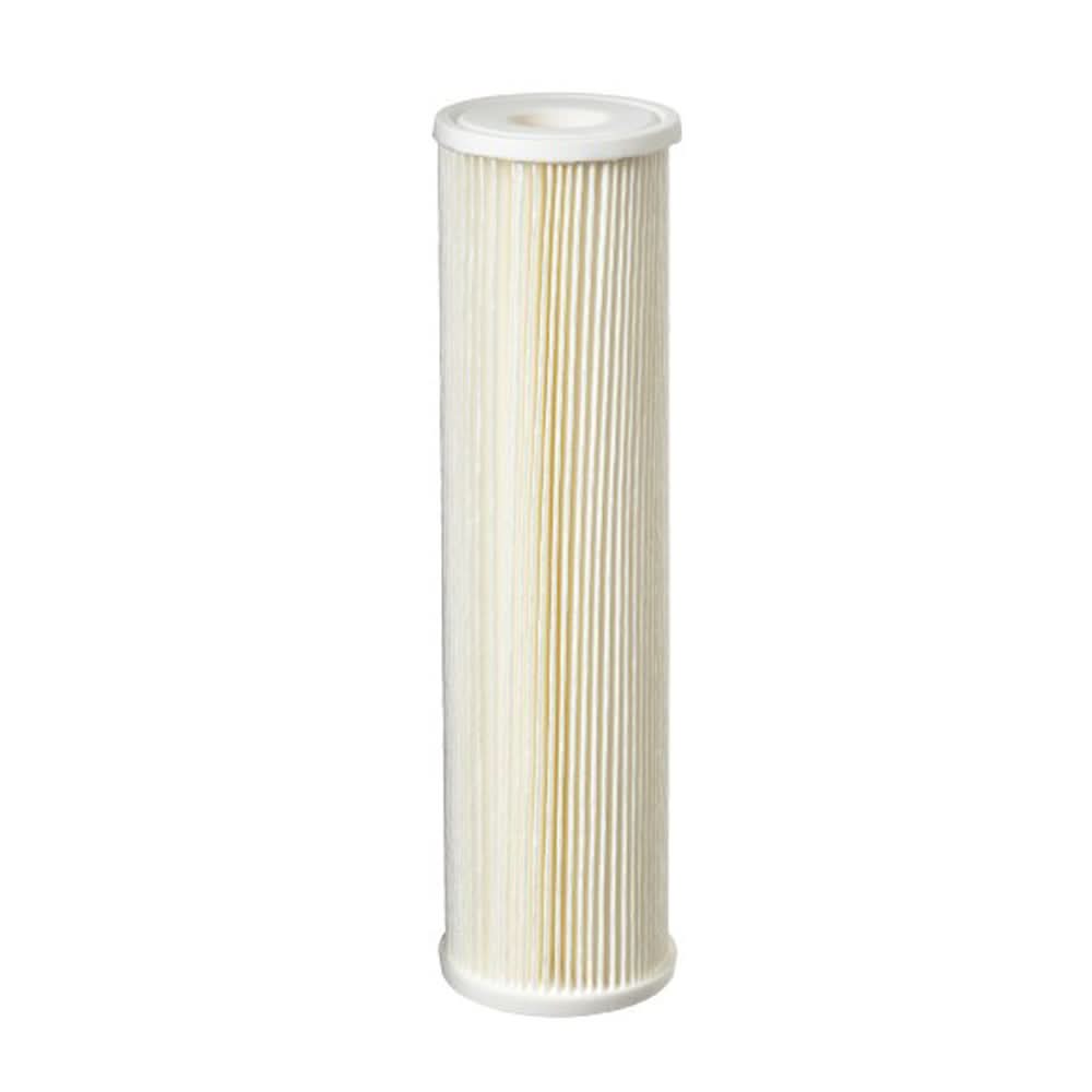 USWF Pleated Polyester Sediment Filter, 1 Micron 10"x2.5"