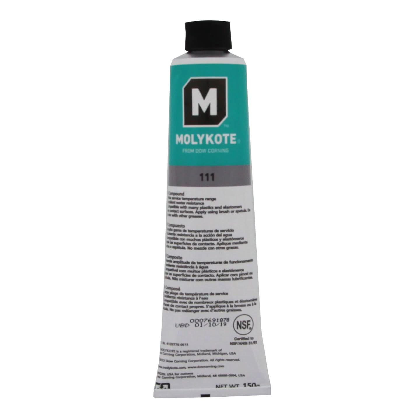 Dow Corning Molykote 111 O-Ring Silicone Lubricant (5.3 oz. Tube)