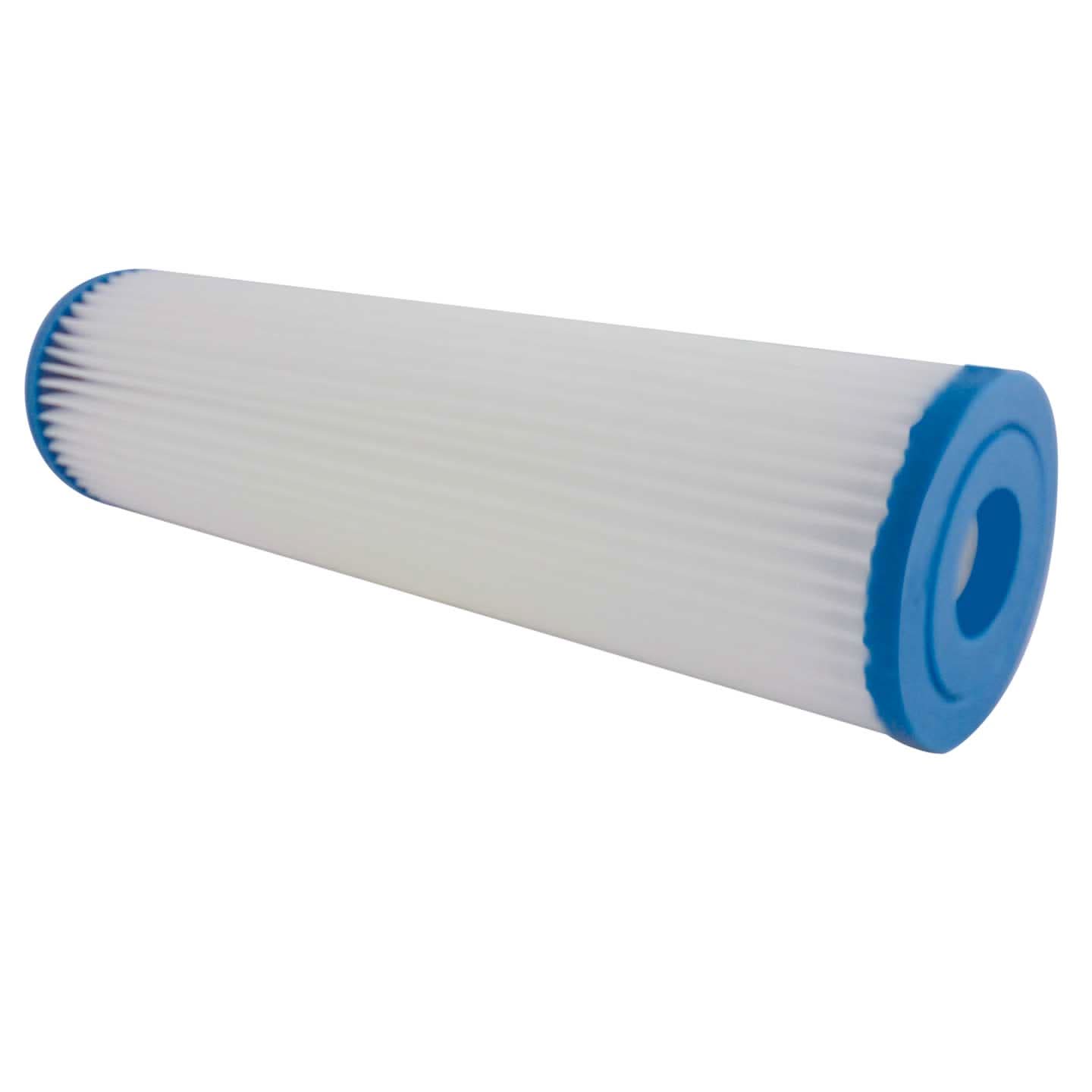 Tier1 10" x 2.5" Pleated Cellulose Sediment Filter, 20 Micron
