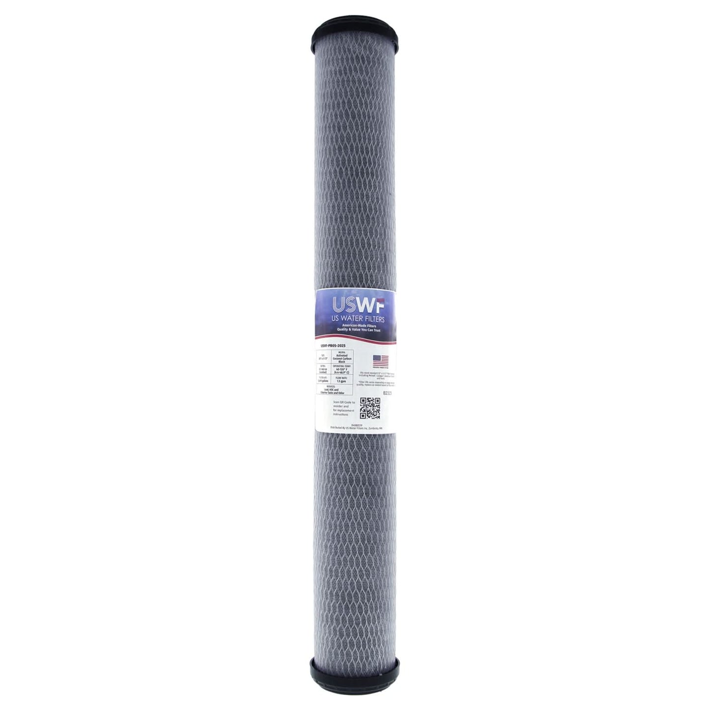 USWF 0.5 Micron Lead Reducing Carbon Block Filter 20"x2.5"