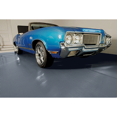 Garage Flooring | Ribbed™ Tread | G-Floor<sup>®</sup> Roll-Out Vinyl Flooring