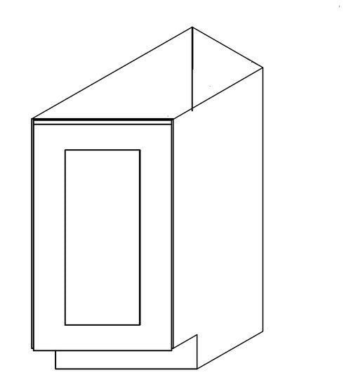 PW-BTC12R ( Base Transitional Cabinet 24" to 12" RIGHT )