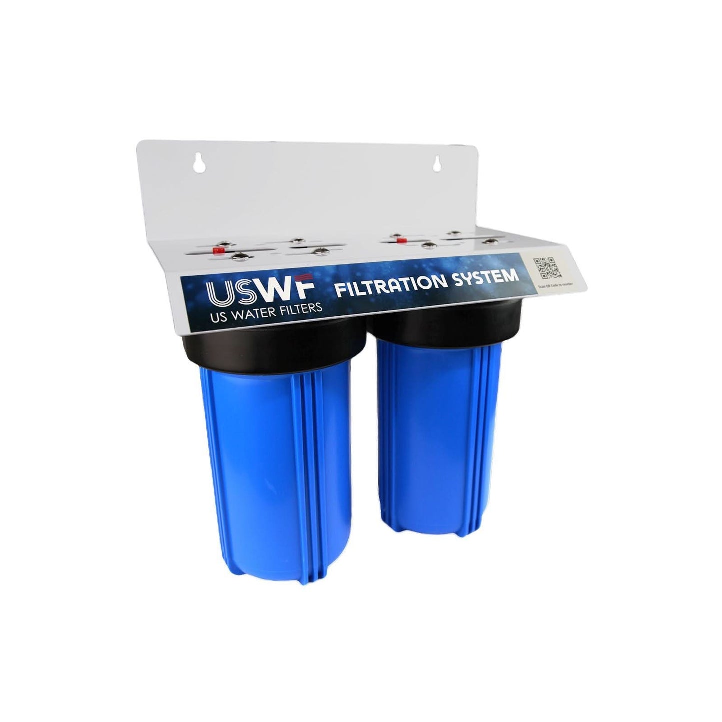 USWF Chloramine Dual 10" 2-Stage Filtration System