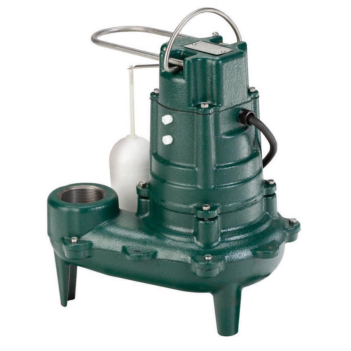 Zoeller Pump Co Waste-Mate 1/2 HP 115V Cast Iron Sewage Pump with 25 ft. Cord
