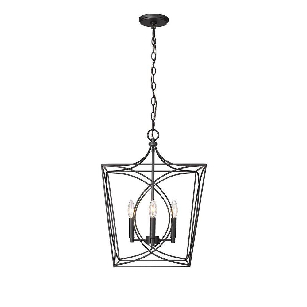 Millennium Lighting Tracy 4-Light Pendant Light in Matte Black