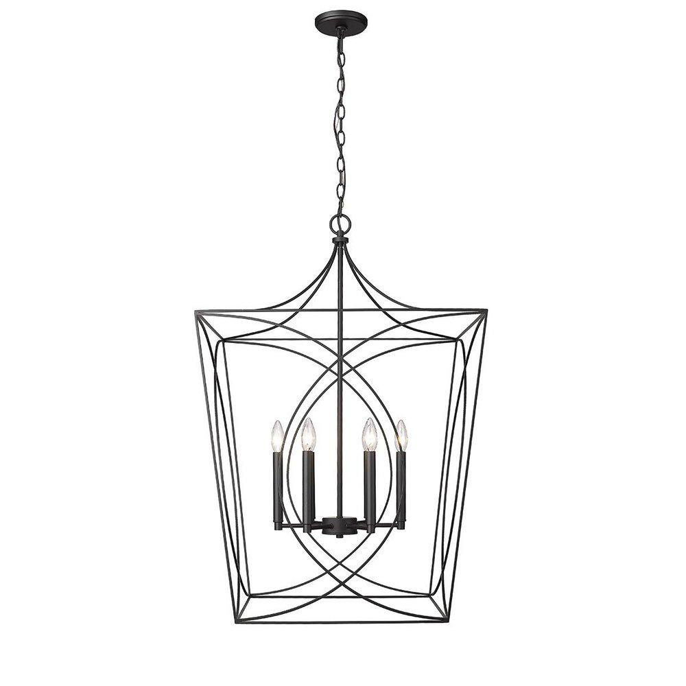 Millennium Lighting Tracy 6-Light Pendant Light in Matte Black