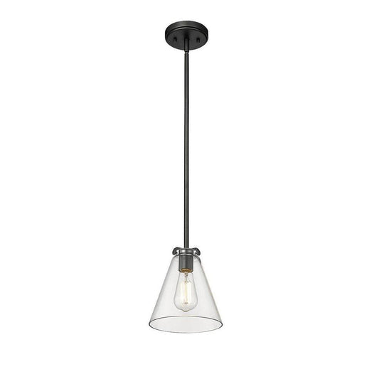 Millennium Lighting Aliza 1-Light Mini-Pendant Light in Matte Black