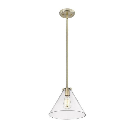 Millennium Lighting Aliza 1-Light Pendant Light in Modern Gold