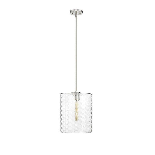 Millennium Lighting Ashli 1-Light Pendant Light in Brushed Nickel