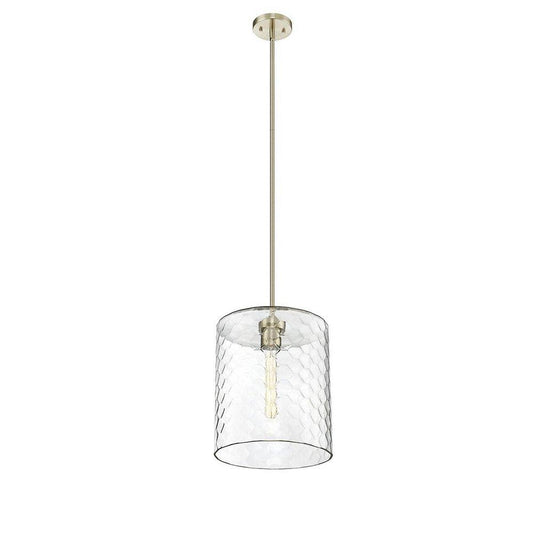 Millennium Lighting Ashli 1-Light Pendant Light in Modern Gold