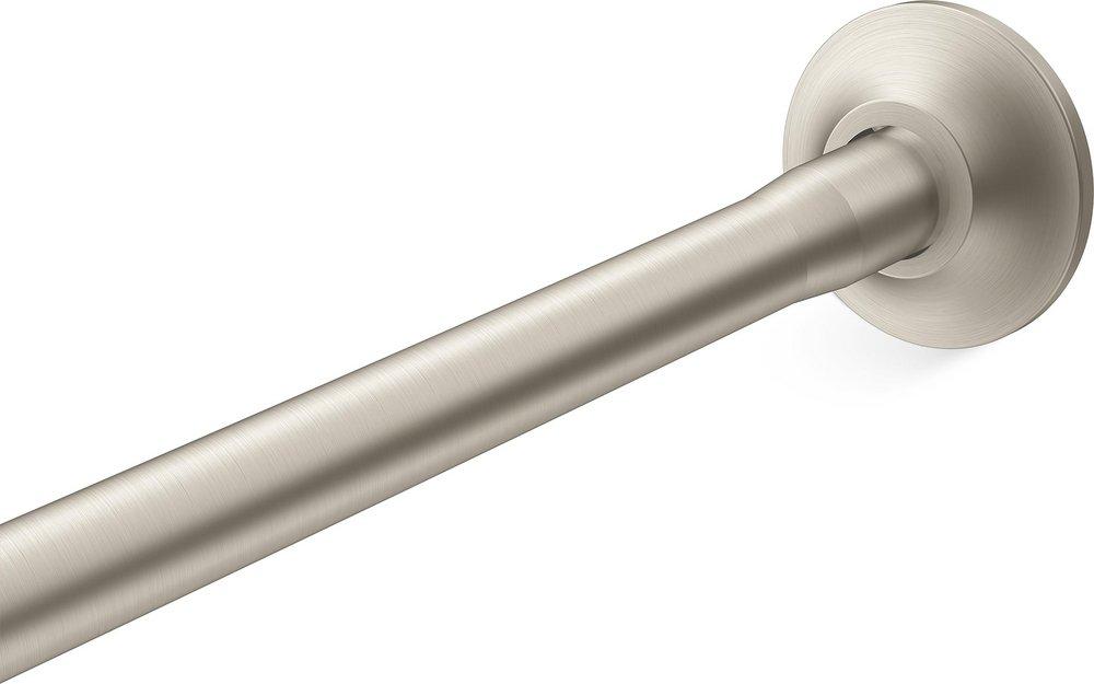 KOHLER Expanse® 76 in. Wall Mount Shower Rod in Vibrant™ Brushed Nickel
