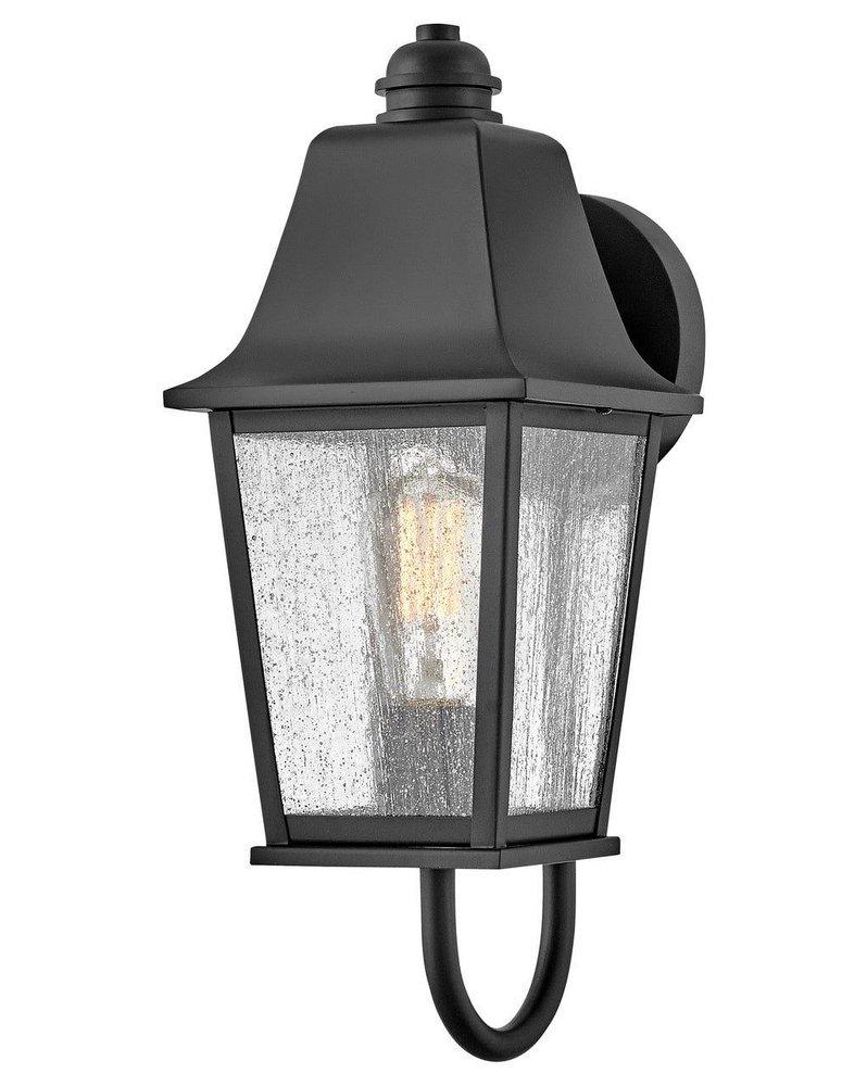 Hinkley Kingston 12W 1-Light 17 in. Wall Sconce in Black