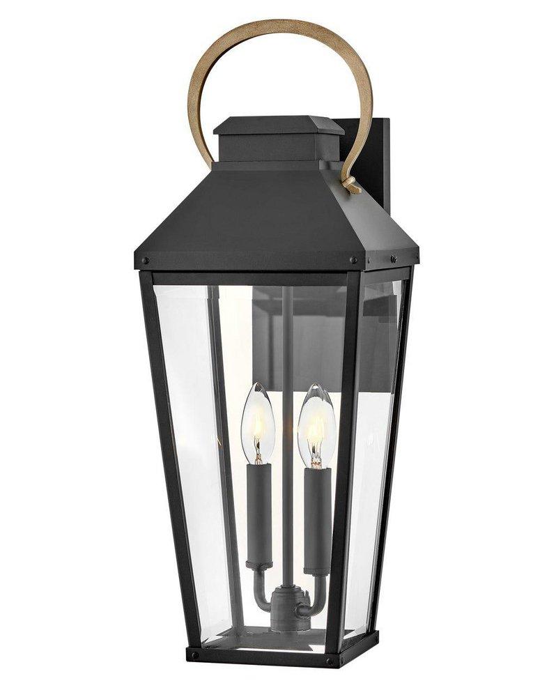 Hinkley Dawson 5W 2-Light 22 in. Wall Sconce in Black