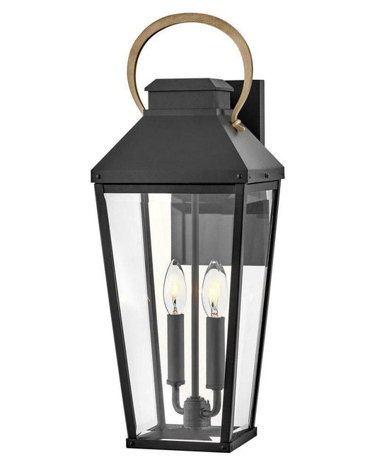 Hinkley Dawson 5W 2-Light 22 in. Wall Sconce in Black