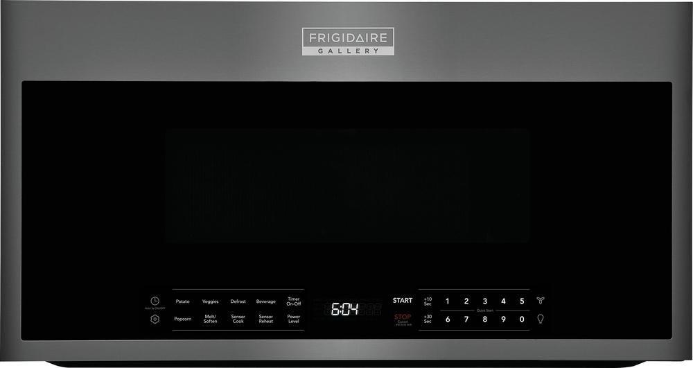 1000W 1.9 cu. ft. Ducted or Ductless Over the Range Microwave in Black Stainless Steel