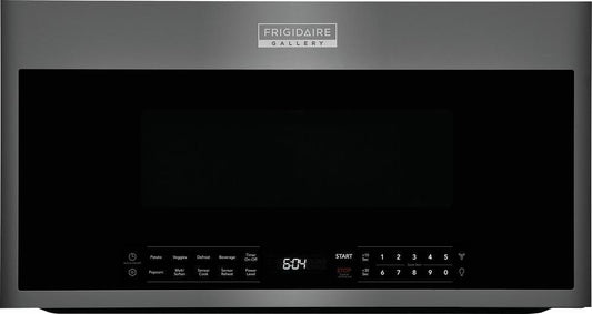 1000W 1.9 cu. ft. Ducted or Ductless Over the Range Microwave in Black Stainless Steel