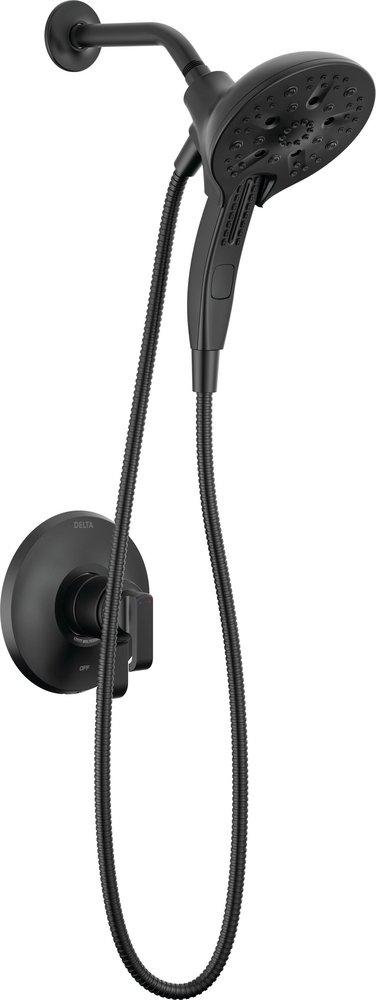 Delta Faucet Tetra™ Two Handle Multi Function Shower Faucet in Matte Black (Trim Only)