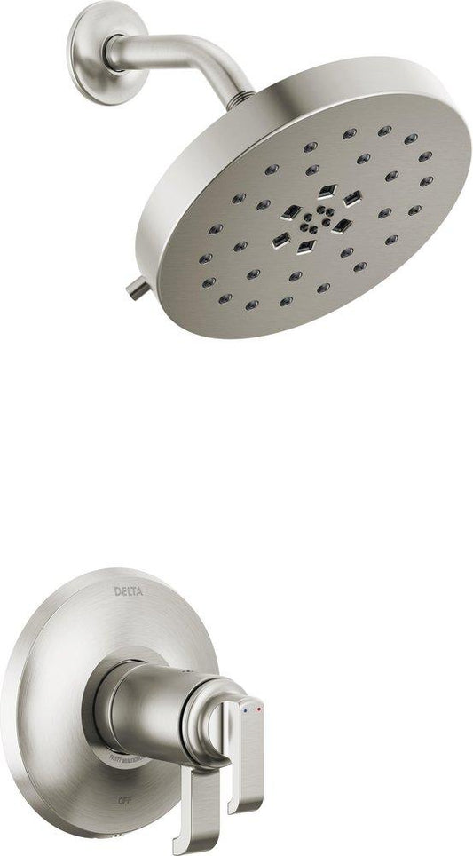 Delta Faucet Tetra™ Two Handle Multi Function Shower Faucet in Lumicoat™ Stainless (Trim Only)