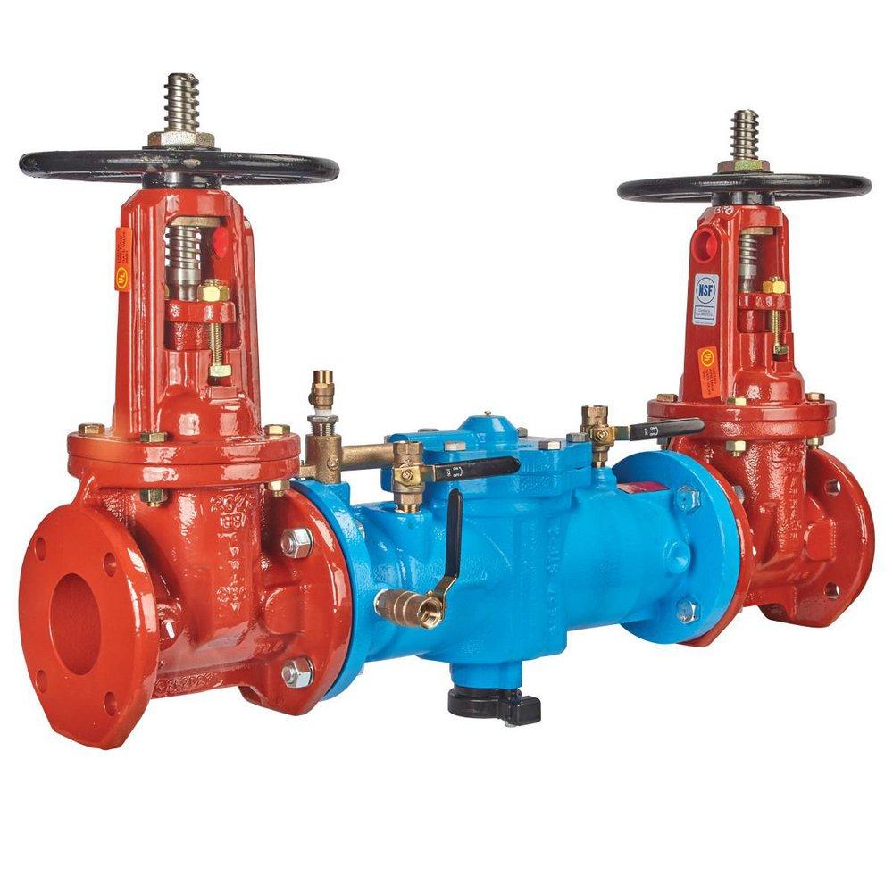 Watts LF009 Series 3 in Cast Iron Flanged Reduced Pressure Zone Assembly with Flood Sensor and OS and Y Gate