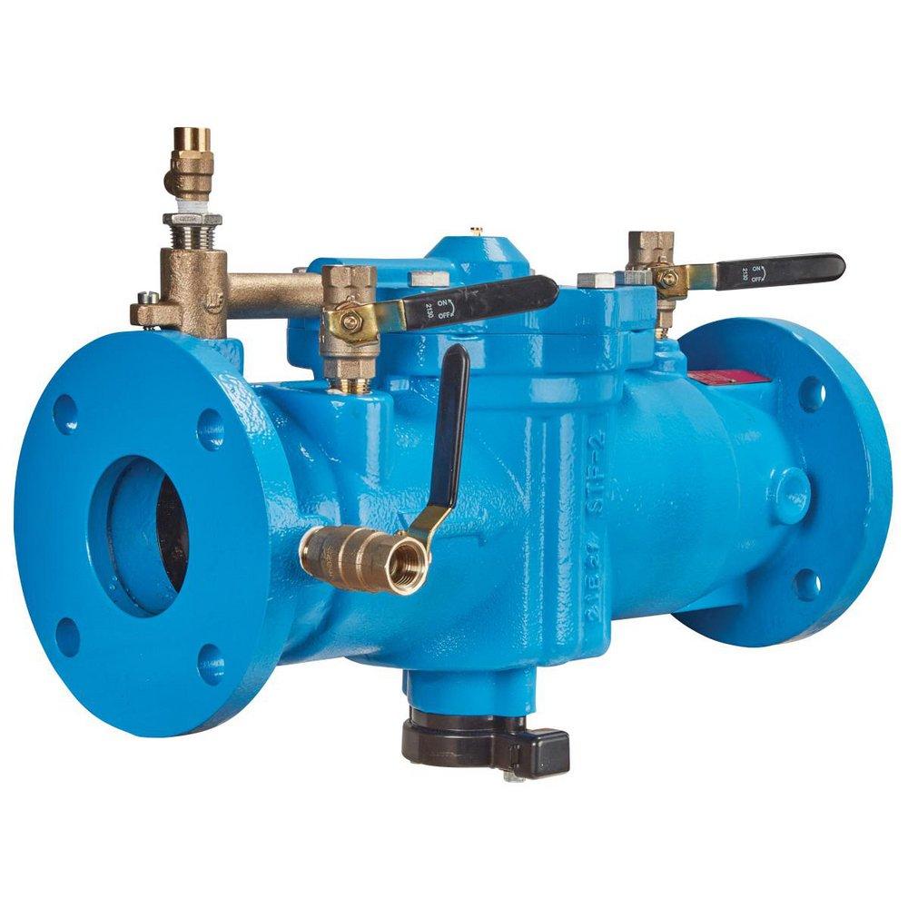 Watts LF009 Series 3 in Cast Iron Flanged Reduced Pressure Zone Assembly with Flood Sensor