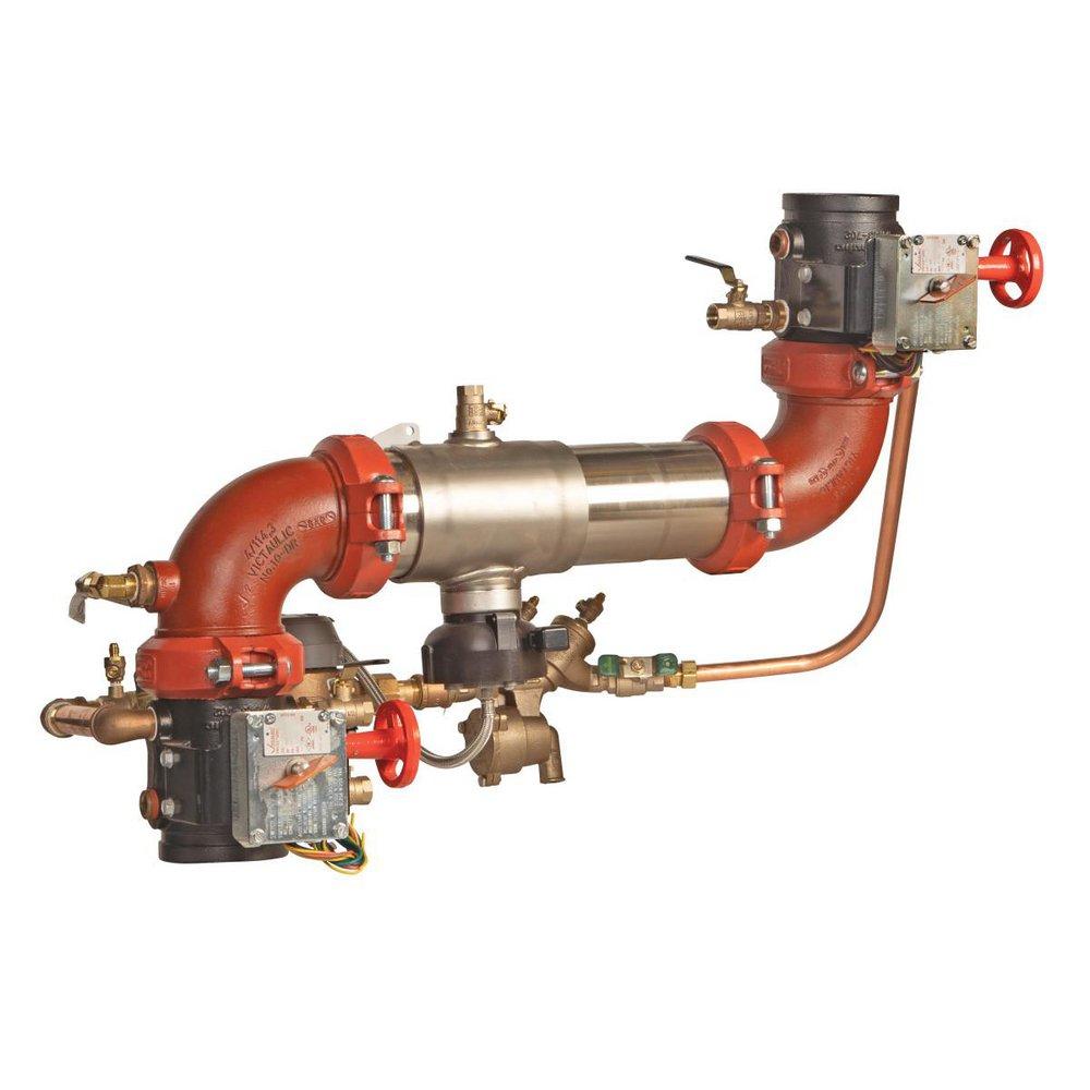 Ames Fire & Waterworks Series C500-FS 4 in. 304 Stainless Steel Grooved Backflow Preventer