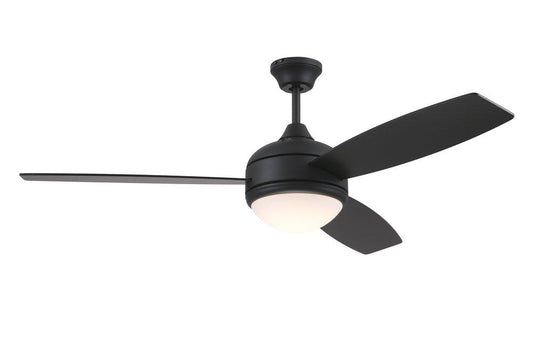 52 in. 3-Blade Indoor Ceiling Fan in Matte Black