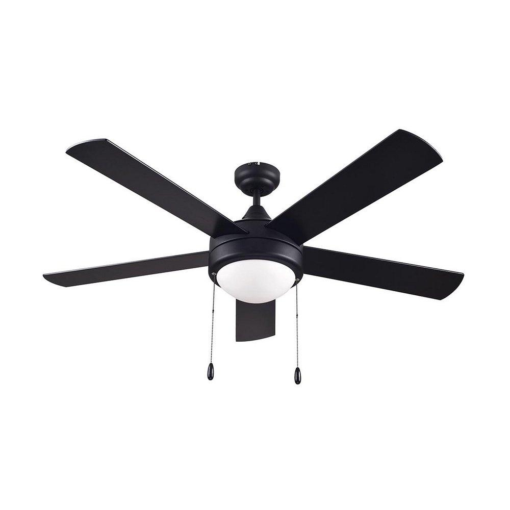 52 in. 5-Blade Indoor Ceiling Fan in Matte Black