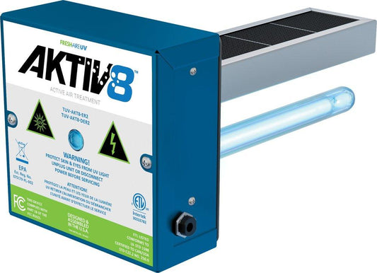 Fresh-Aire UV Aktiv8 2-Year 18-32 VAC In-Duct Single Light Active Air Treatment System