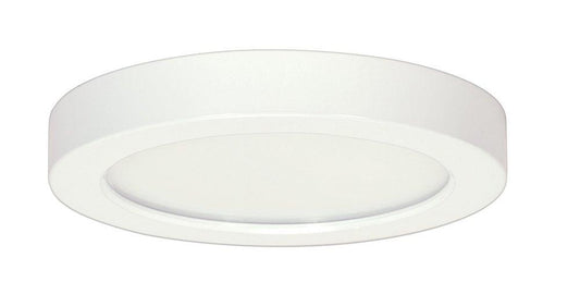NUVO Blink Pro 9 in x 67/100 in. 13W 1-Light Integrated LED Flush Mount Ceiling Fixture in White