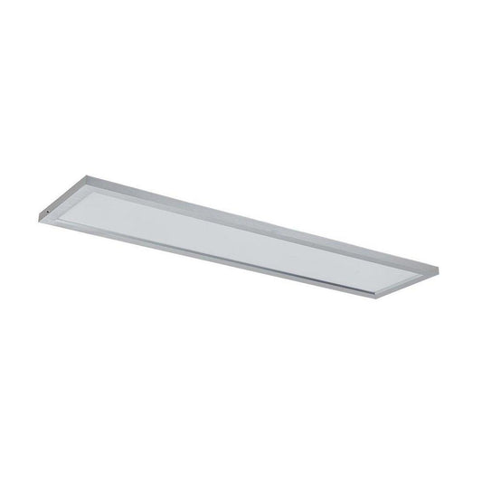 4 ft. LED Flat Panel Ceiling Fixture in Brushed Nickel