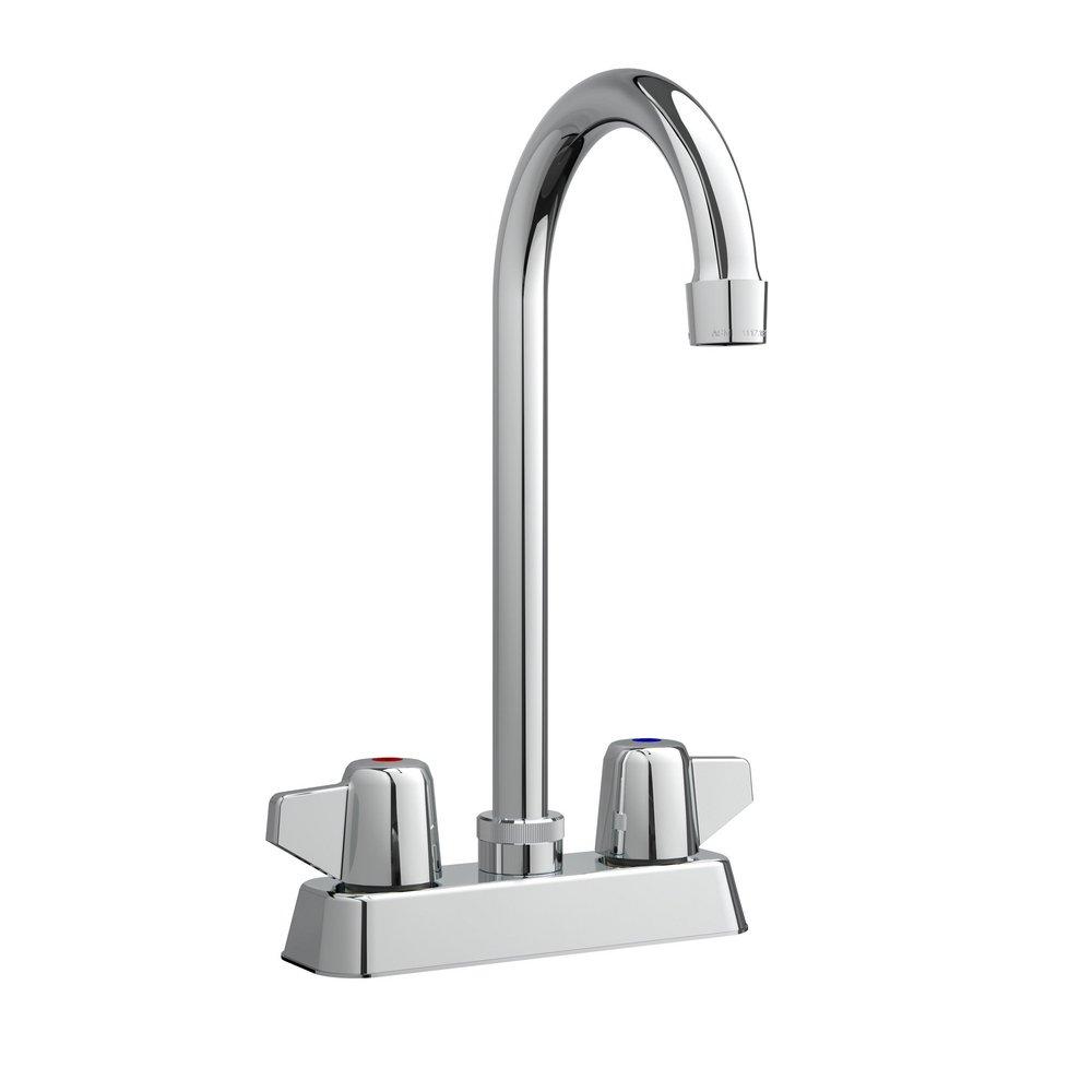 Two Handle Bar Faucet in Polished Chrome