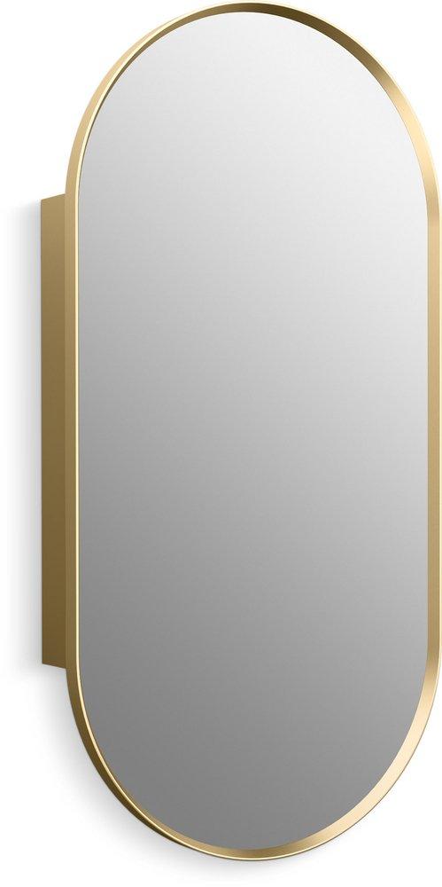 KOHLER Verdera® 20 x 40 in. Recessed and Surface Mount Medicine Cabinet in Moderne Brushed Gold