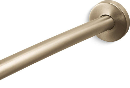 KOHLER Expanse® 76 in. Wall Mount Curved Shower Rod in Vibrant® Brushed Bronze