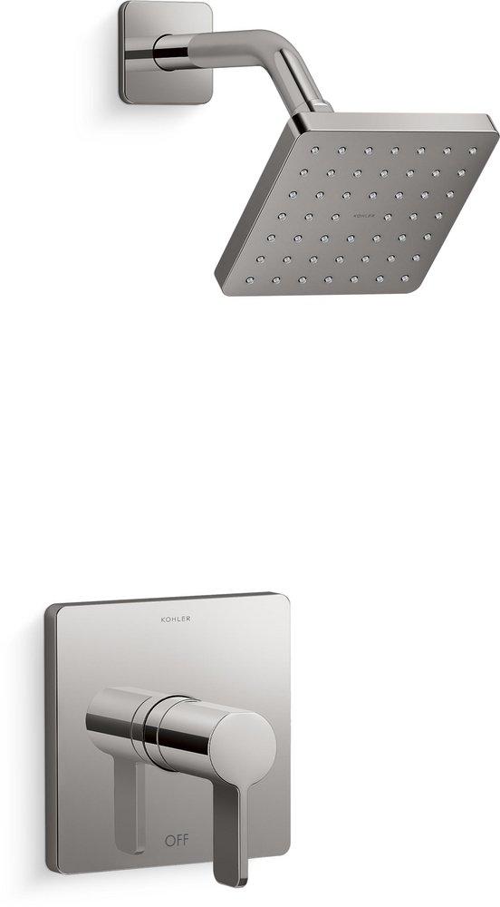 KOHLER Parallel™ One Handle Single Function Shower Faucet in Vibrant Titanium (Trim Only)