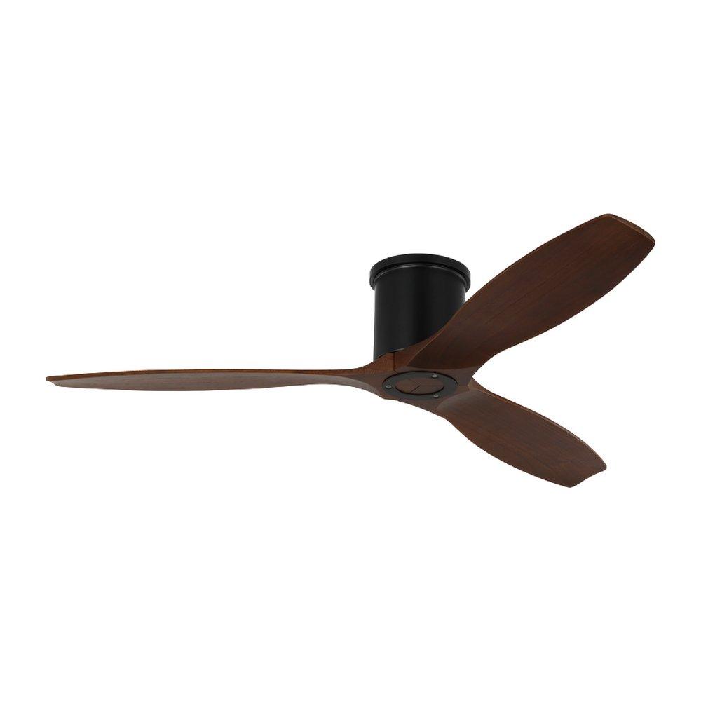 Visual Comfort & Co. Fan Collins Smart 52 in. 3-Blade Indoor Ceiling Fan in Midnight Black