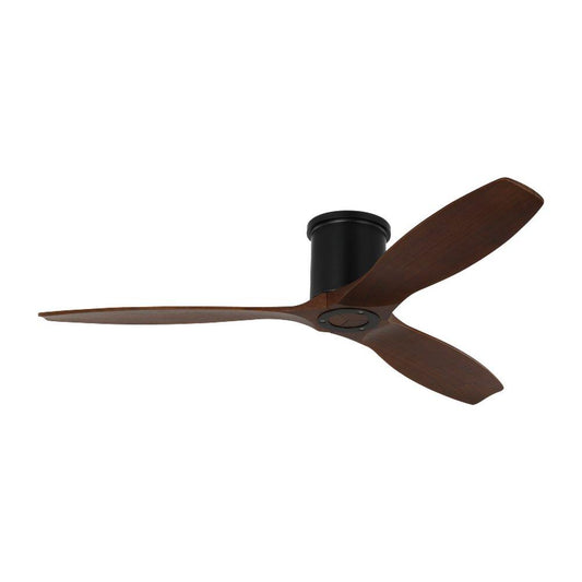 Visual Comfort & Co. Fan Collins Smart 52 in. 3-Blade Indoor Ceiling Fan in Midnight Black