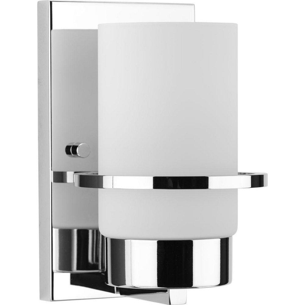 Progress Lighting Reiss 100W 1-Light Medium E-26 Vanity Fixture in Polished Chrome