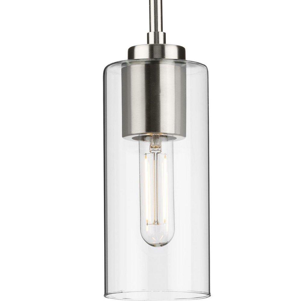 Progress Lighting Cofield 60W 1-Light Medium E-26 Incandescent Pendant in Brushed Nickel