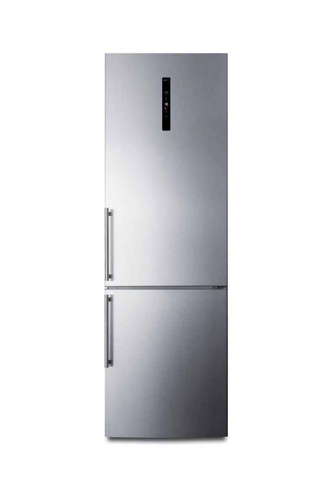 10.6 cu. ft. Bottom Mount Freezer Refrigerator in Stainless Steel