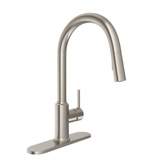 PROFLO® Loftus Series Single Handle Pull Down Kitchen Faucet in Brushed Nickel